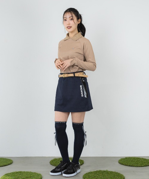 archivio(アルチビオ)の「<LADIES>ラメ襟冷感リブプルオーバー(その他トップス・レディース・ホワイト/ブラック/ベージュ・S/L/M)」の19枚目の写真