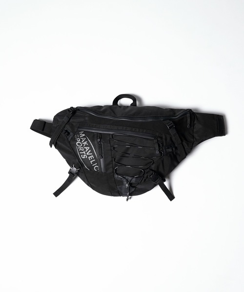 MAKAVELIC(マキャベリック)の「【es】【MAKAVELIC】DELTA MESSENGER BAG(ボディバッグ/ウエストポーチ・メンズ・ブラック・FREE)」の1枚目の写真