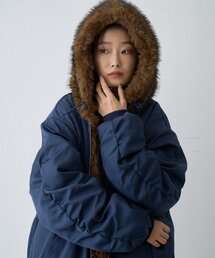 CIAOPANIC TYPY（チャオパニックティピー）の「【WEB限定】2WAYリバーシブルファーフードナイロンブルゾン（MA-1）」