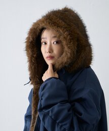 muta★リバーシブルファーMA-1ブルゾン★ネイビー★2way リバーシブル」に該当するレディースのMA-1ファッション通販 - ZOZOTOWN