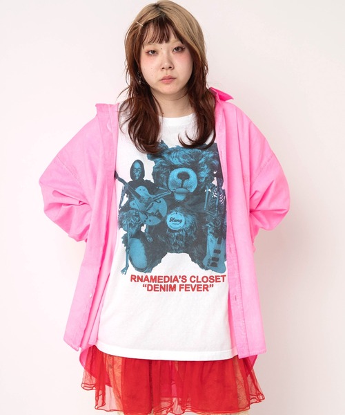 RNA（アールエヌエー）の「B2987 U.D刺繍シャツ（シャツ/ブラウス・レディース・ブラウン/ピンク・MEDIUM）」の3枚目の写真