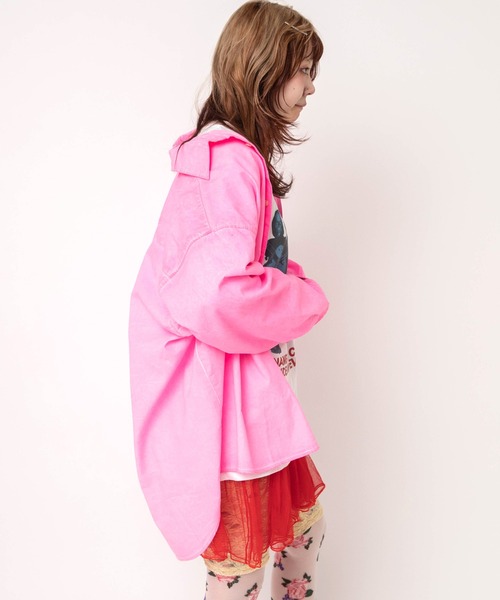 RNA（アールエヌエー）の「B2987 U.D刺繍シャツ（シャツ/ブラウス・レディース・ブラウン/ピンク・MEDIUM）」の4枚目の写真