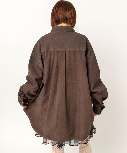 RNA（アールエヌエー）の「B2987 U.D刺繍シャツ（シャツ/ブラウス・レディース・ブラウン/ピンク・MEDIUM）」の9枚目の写真