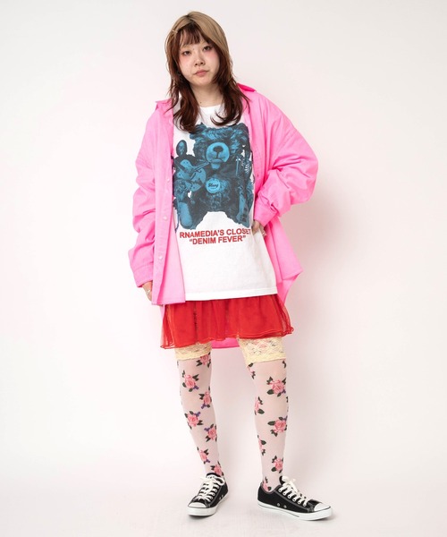 RNA（アールエヌエー）の「B2987 U.D刺繍シャツ（シャツ/ブラウス・レディース・ブラウン/ピンク・MEDIUM）」の11枚目の写真