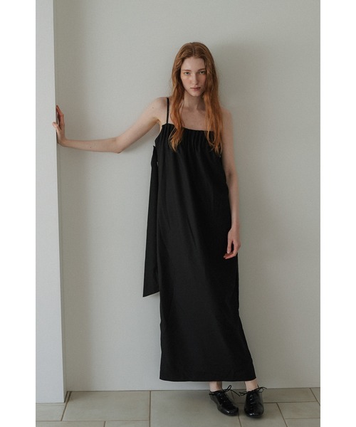 tento(テント)の「Belted Cocoon Dress(ワンピース・レディース・ブラック/グレー・38/36)」の7枚目の写真
