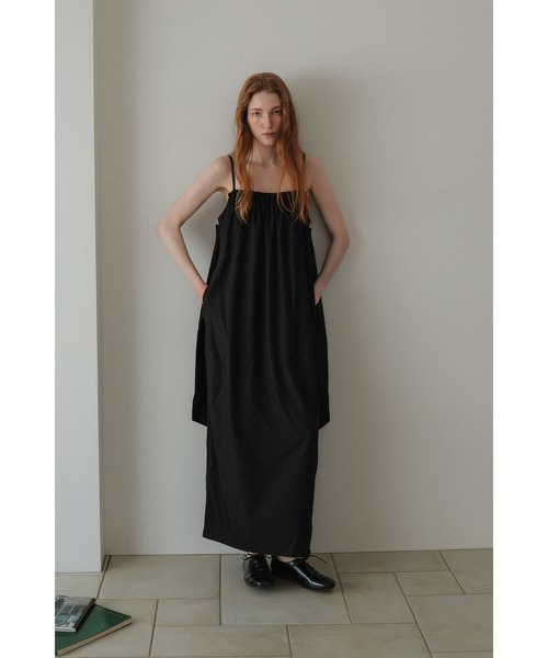 tento(テント)の「Belted Cocoon Dress(ワンピース・レディース・ブラック/グレー・38/36)」の6枚目の写真