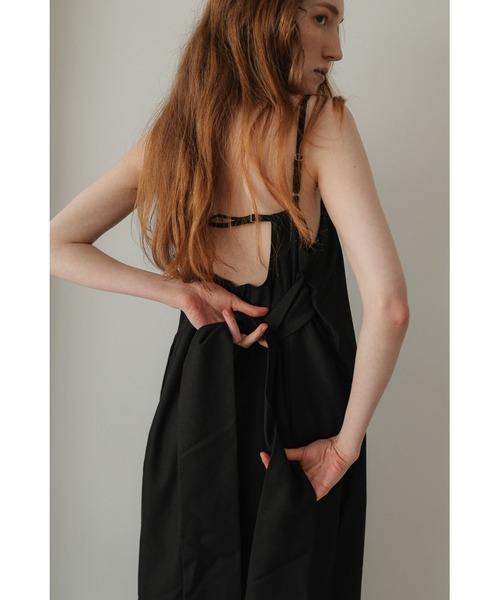 tento(テント)の「Belted Cocoon Dress(ワンピース・レディース・ブラック/グレー・38/36)」の15枚目の写真