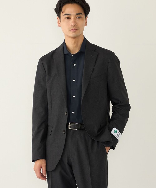 SHIPS Colors(シップス カラーズ)の「SHIPS Colors:〈洗濯機可能〉MAISON & JAMS ジャケット(セットアップ対応)◇(テーラードジャケット・メンズ・ネイビー/ダークグレー・X-LARGE/LARGE/MEDIUM/SMALL/XX-LARGE)」の2枚目の写真