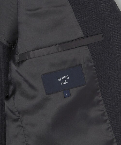 SHIPS Colors(シップス カラーズ)の「SHIPS Colors:〈洗濯機可能〉MAISON & JAMS ジャケット(セットアップ対応)◇(テーラードジャケット・メンズ・ネイビー/ダークグレー・X-LARGE/LARGE/MEDIUM/SMALL/XX-LARGE)」の12枚目の写真
