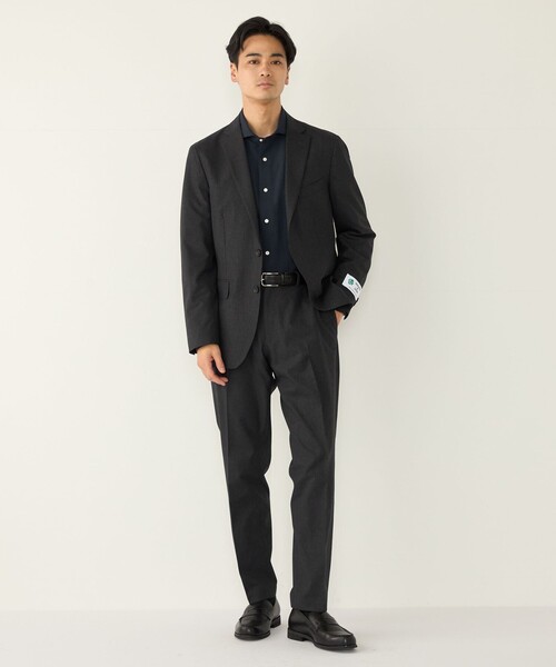 SHIPS Colors(シップス カラーズ)の「SHIPS Colors:〈洗濯機可能〉MAISON & JAMS ジャケット(セットアップ対応)◇(テーラードジャケット・メンズ・ネイビー/ダークグレー・X-LARGE/LARGE/MEDIUM/SMALL/XX-LARGE)」の20枚目の写真