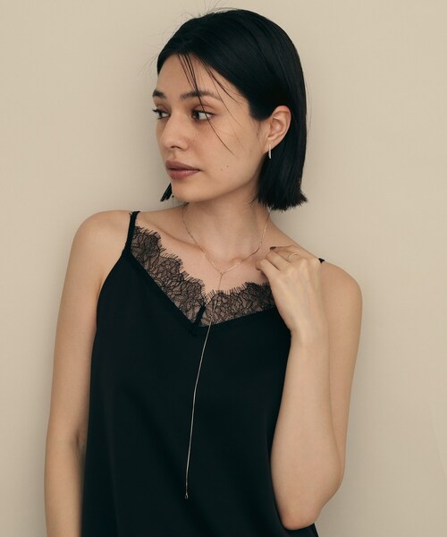 COCOSHNIK(ココシュニック)の「K10ベネチアンスルー ネックレス(ネックレス・レディース・イエローゴールド・70)」の7枚目の写真
