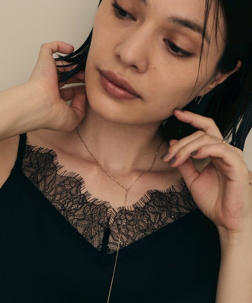 COCOSHNIK(ココシュニック)の「K10ベネチアンスルー ネックレス(ネックレス・レディース・イエローゴールド・70)」の8枚目の写真