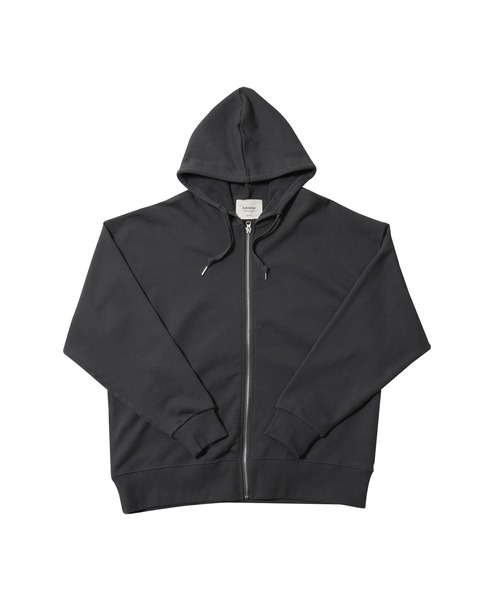 jiggys shop(ジギーズショップ)の「ピグメントジップアップ裏毛パーカー(パーカー・メンズ・ブラック/アイボリー・SMALL/MEDIUM/LARGE)」の17枚目の写真