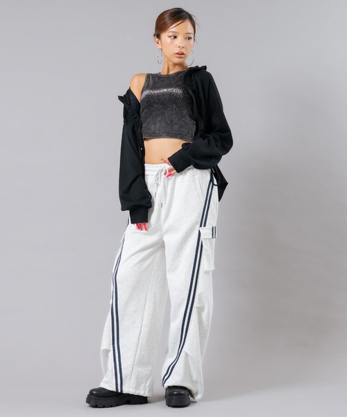 ANAP(アナップ)の「フリルパーカー(パーカー・レディース・ピンク/ブラック/ライトグレー・F)」の21枚目の写真
