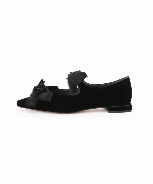 FLAT(フラット)の「《/WEB+一部店舗限定》GRISEポインテッドサテンリボンフラット(その他シューズ・レディース・ブラウン/シルバー/ブラック・25cm/24.5cm/24cm/23.5cm/23cm/22.5cm/22cm)」の14枚目の写真