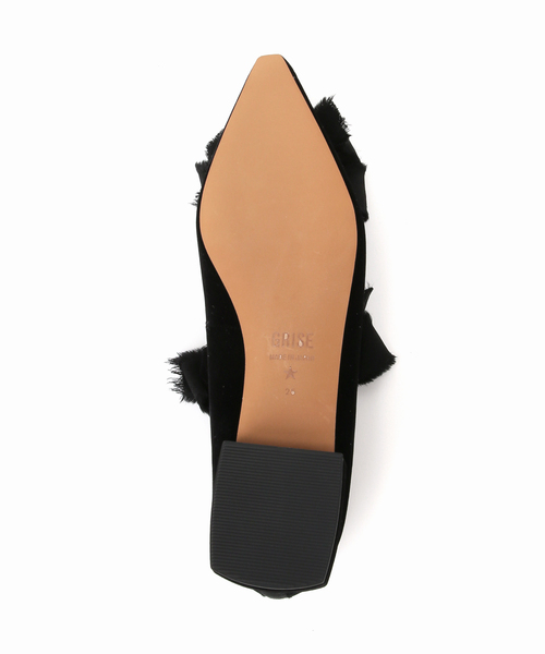 FLAT(フラット)の「《/WEB+一部店舗限定》GRISEポインテッドサテンリボンフラット(その他シューズ・レディース・ブラウン/シルバー/ブラック・25cm/24.5cm/24cm/23.5cm/23cm/22.5cm/22cm)」の19枚目の写真