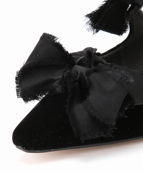 FLAT(フラット)の「《/WEB+一部店舗限定》GRISEポインテッドサテンリボンフラット(その他シューズ・レディース・ブラウン/シルバー/ブラック・25cm/24.5cm/24cm/23.5cm/23cm/22.5cm/22cm)」の21枚目の写真