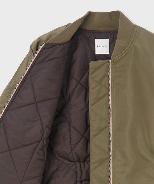 Paul Smith(ポールスミス)の「ウィメンズ ミリタリー ブルゾン / 265308 456J(MA-1・レディース・ブラック/カーキ・40)」の18枚目の写真