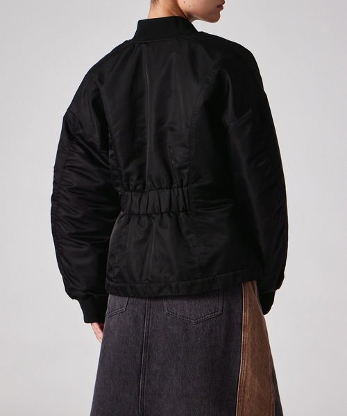 Paul Smith(ポールスミス)の「ウィメンズ ミリタリー ブルゾン / 265308 456J(MA-1・レディース・ブラック/カーキ・40)」の7枚目の写真