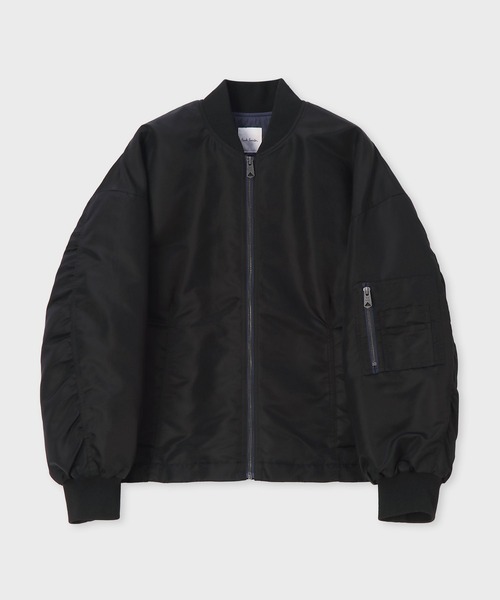 Paul Smith(ポールスミス)の「ウィメンズ ミリタリー ブルゾン / 265308 456J(MA-1・レディース・ブラック/カーキ・40)」の4枚目の写真
