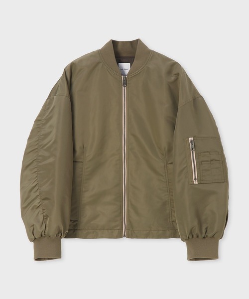 Paul Smith(ポールスミス)の「ウィメンズ ミリタリー ブルゾン / 265308 456J(MA-1・レディース・ブラック/カーキ・40)」の6枚目の写真