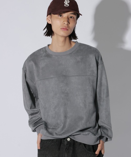 LAKOLE(ラコレ)の「スエードラインプルオーバー / 813011(スウェット・メンズ・ブルー/ベージュ/チャコール・X-LARGE/LARGE/MEDIUM)」の1枚目の写真