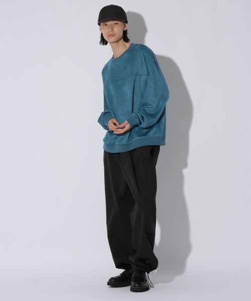 LAKOLE(ラコレ)の「スエードラインプルオーバー / 813011(スウェット・メンズ・ブルー/ベージュ/チャコール・X-LARGE/LARGE/MEDIUM)」の13枚目の写真