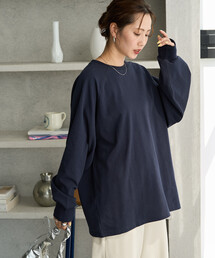 限定展開 USAコットン ラグラン ロングスリーブ Tシャツ