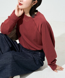 限定展開 USAコットン ラグラン ロングスリーブ Tシャツ