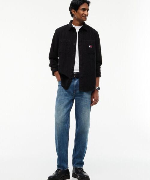 tommy jeans（トミー ジーンズ）の「コーデュロイ長袖シャツ（シャツ/ブラウス・メンズ・ブラック・X-LARGE/SMALL/MEDIUM/LARGE）」の2枚目の写真