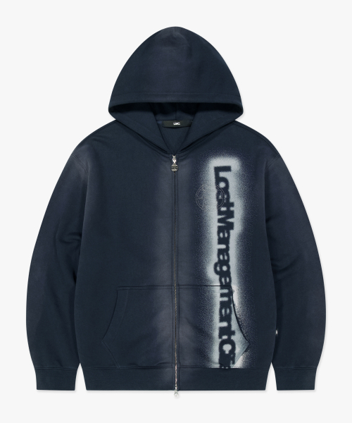 LMCの「SUNFADE BLUR LOGO HOODIE ZIP-UP navy（パーカー・レディース・その他・SMALL/MEDIUM/LARGE/X-LARGE）」の4枚目の写真