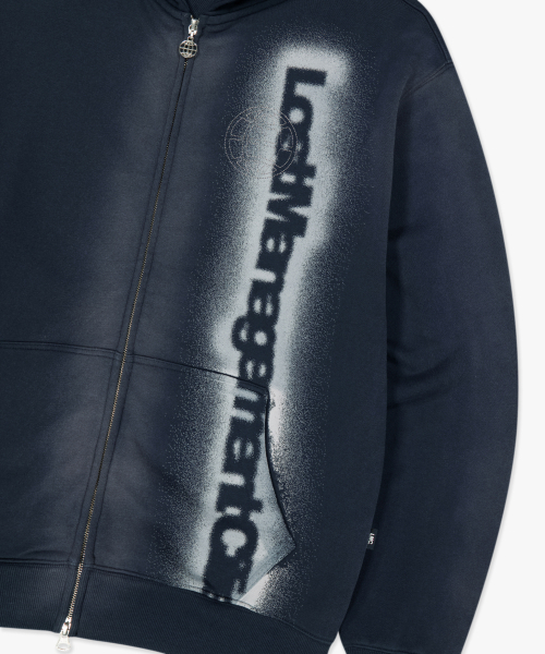LMCの「SUNFADE BLUR LOGO HOODIE ZIP-UP navy（パーカー・レディース・その他・SMALL/MEDIUM/LARGE/X-LARGE）」の6枚目の写真
