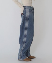 【adidas Originals/アディダスオリジナルス】SST LOOSE DENIM PANTS