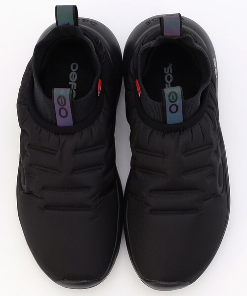 OOFOS(ウーフォス)の「OOFOS/ウーフォス Men's OOmy Zen - Black/Black/メンズ ウーマイゼン ブラック(スニーカー・メンズ・ブラック・9/8/10)」の2枚目の写真