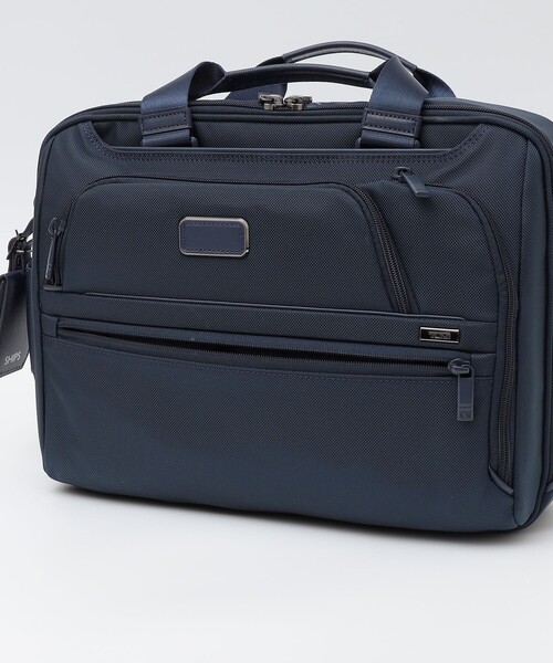 SHIPS(シップス)の「【SHIPS別注】TUMI: ALPHA 3WAY コンバーチブル ブリーフ(ビジネスバッグ・メンズ・ネイビー・ONE SIZE)」の2枚目の写真