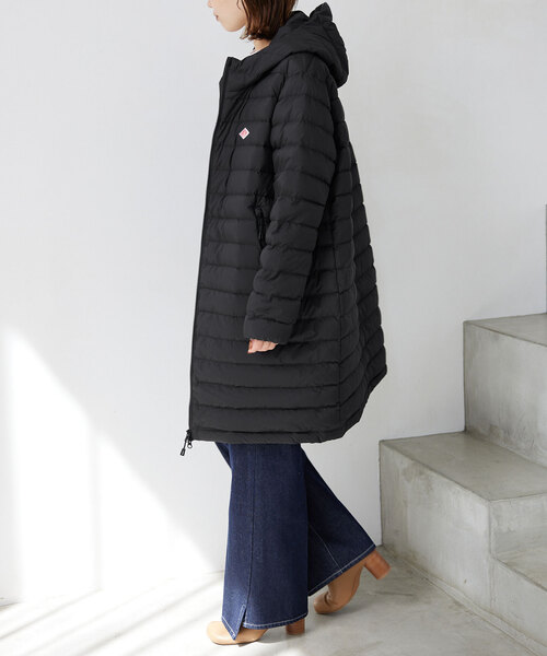 DANTON（ダントン）の「《追加》DANTON/ダントン MIDDLE DOWN LONG DT-A0566（ダウンジャケット/コート・レディース・チャコールグレー/ブラック/カーキ・SMALL/MEDIUM）」の6枚目の写真