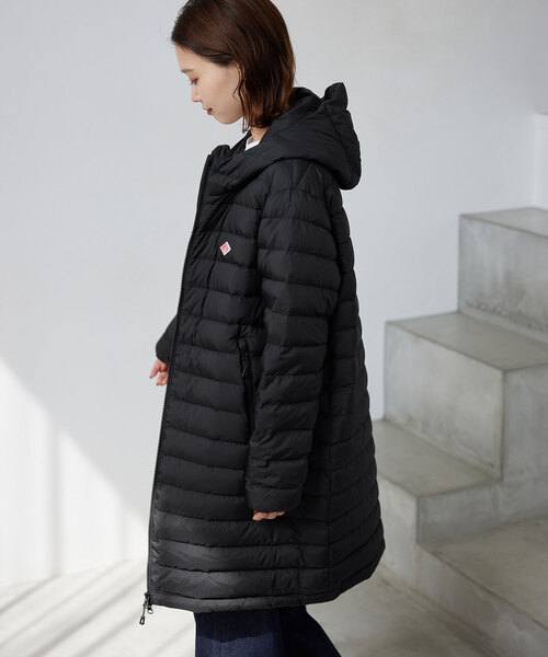 DANTON（ダントン）の「《追加》DANTON/ダントン MIDDLE DOWN LONG DT-A0566（ダウンジャケット/コート・レディース・チャコールグレー/ブラック/カーキ・SMALL/MEDIUM）」の10枚目の写真