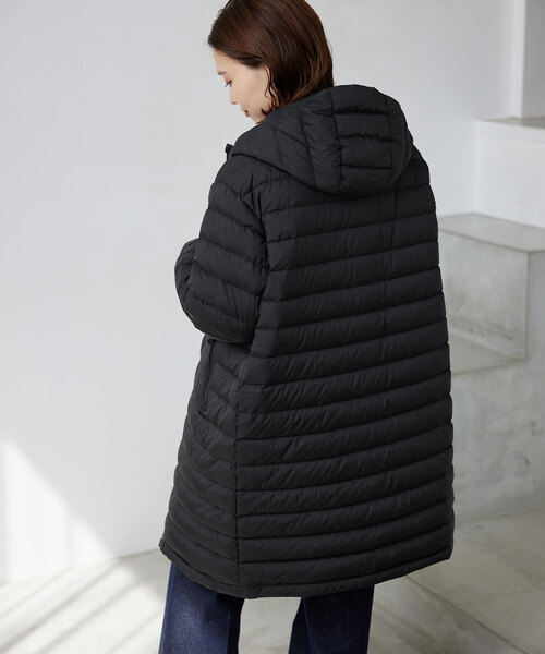 DANTON（ダントン）の「《追加》DANTON/ダントン MIDDLE DOWN LONG DT-A0566（ダウンジャケット/コート・レディース・チャコールグレー/ブラック/カーキ・SMALL/MEDIUM）」の12枚目の写真