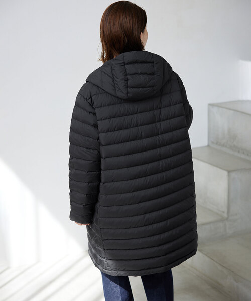 DANTON（ダントン）の「《追加》DANTON/ダントン MIDDLE DOWN LONG DT-A0566（ダウンジャケット/コート・レディース・チャコールグレー/ブラック/カーキ・SMALL/MEDIUM）」の13枚目の写真