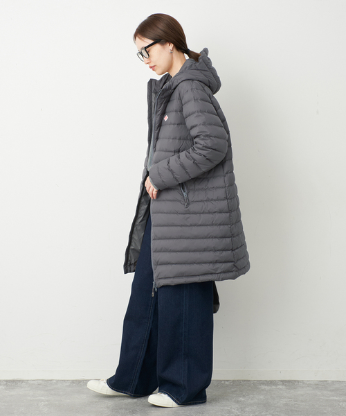 DANTON（ダントン）の「《追加》DANTON/ダントン MIDDLE DOWN LONG DT-A0566（ダウンジャケット/コート・レディース・チャコールグレー/ブラック/カーキ・SMALL/MEDIUM）」の16枚目の写真