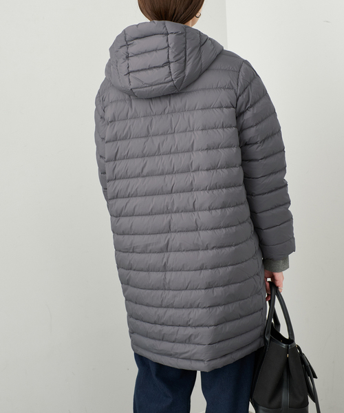 DANTON（ダントン）の「《追加》DANTON/ダントン MIDDLE DOWN LONG DT-A0566（ダウンジャケット/コート・レディース・チャコールグレー/ブラック/カーキ・SMALL/MEDIUM）」の21枚目の写真