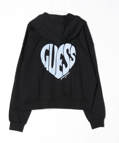 GUESS JEANS Puff Heart Zip Hoodie | GUESS(ゲス) JAPAN 公式