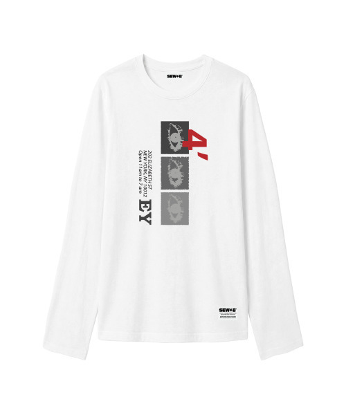 SEW-B(ソービー)の「オーバーサイズ 4EY 長袖Tシャツ(Tシャツ/カットソー・レディース・その他・FREE)」の1枚目の写真