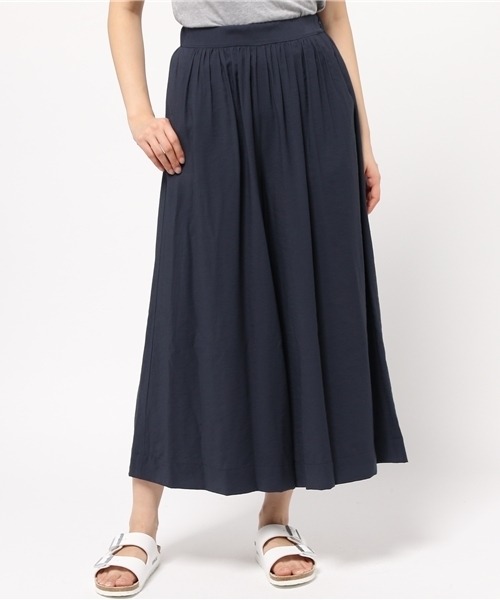 FRAMeWORK（フレームワーク）の「R/Nギャザークロップドパンツ◆（その他パンツ・レディース・ネイビー/ホワイト・36/40/38）」の14枚目の写真