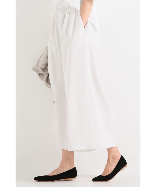 FRAMeWORK（フレームワーク）の「R/Nギャザークロップドパンツ◆（その他パンツ・レディース・ネイビー/ホワイト・36/40/38）」の19枚目の写真