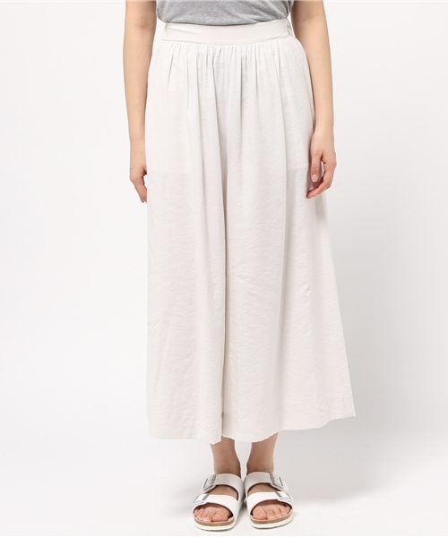 FRAMeWORK（フレームワーク）の「R/Nギャザークロップドパンツ◆（その他パンツ・レディース・ネイビー/ホワイト・36/40/38）」の8枚目の写真