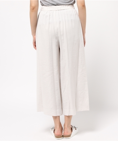 FRAMeWORK（フレームワーク）の「R/Nギャザークロップドパンツ◆（その他パンツ・レディース・ネイビー/ホワイト・36/40/38）」の6枚目の写真