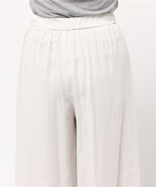 FRAMeWORK（フレームワーク）の「R/Nギャザークロップドパンツ◆（その他パンツ・レディース・ネイビー/ホワイト・36/40/38）」の4枚目の写真