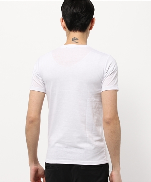 VENCEEXCHANGE（ヴァンスエクスチェンジ）の「迷彩パネルプリント半袖T      （Tシャツ/カットソー・メンズ・ブラック/オフホワイト・LARGE/MEDIUM/SMALL）」の4枚目の写真