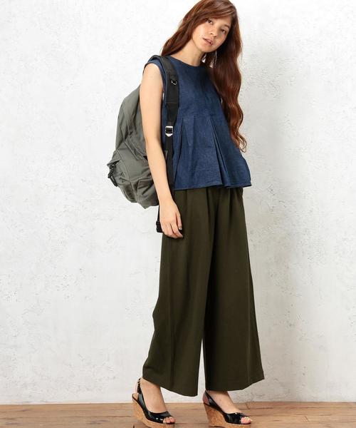 green label relaxing（グリーンレーベルリラクシング）の「CB C MILLS DNM N/SL PO ブラウス◆（シャツ/ブラウス・レディース・ライトブルー/ネイビー・FREE）」の6枚目の写真